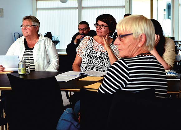 Beboermøderne i Skovhøj er ikke noget tilløbsstykke, og beboerhuset var nærmest halvtomt, da mødet blev holdt i september. I alt 10 lejemål var repræsenteret.