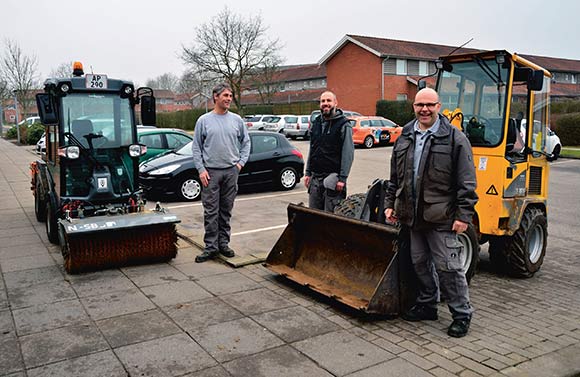 Jesper Nielsen, Claus Westergaard og Jesper Andersen mangler en kombinationsmaskine.