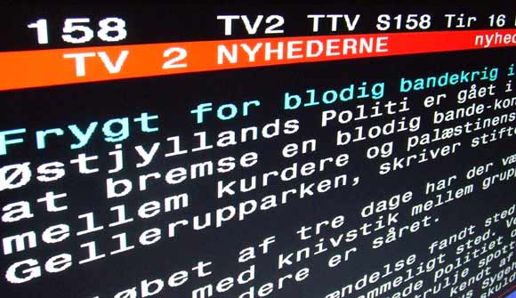 Fra TV2 tekst-tv