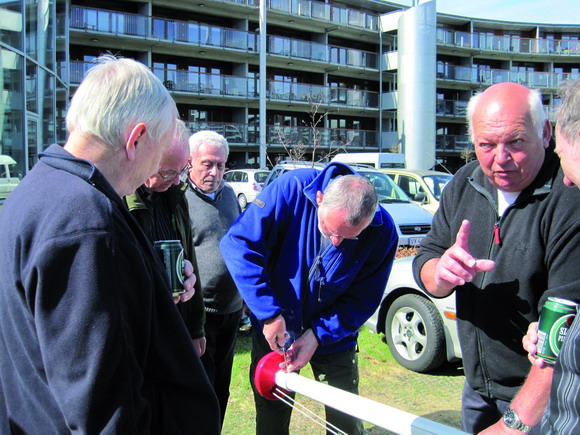Pudsning af flagstangen 3