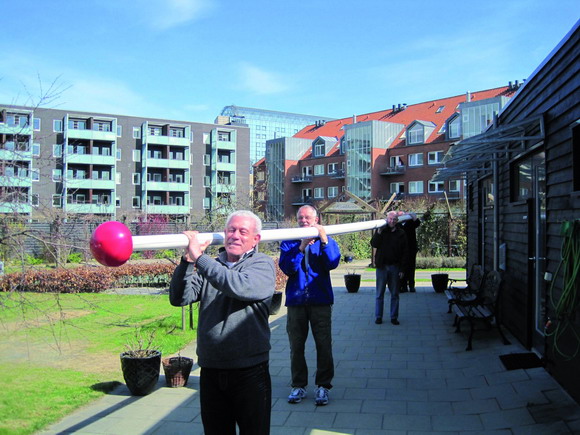 Pudsning af flagstangen 4