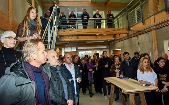 Der var hele fem talere til åbningen, som fik alle til at lytte opmærksomt.
