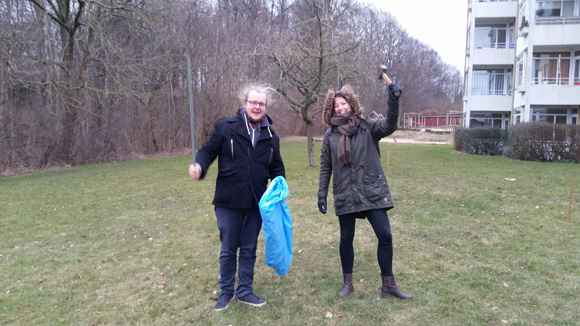 Første spadestik blev taget til det nye havefællesskab i Søvangen