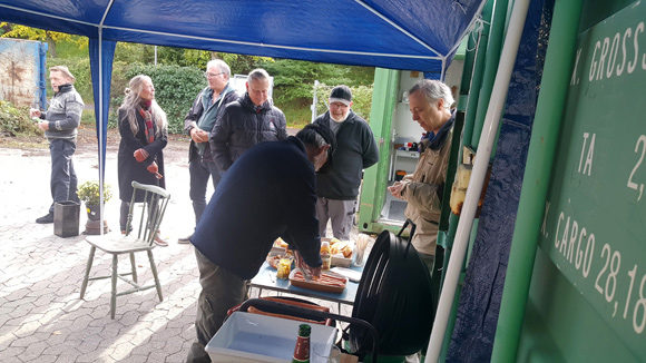 Der blev selvfølgelig også serveret pølser.