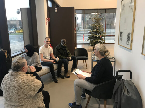 Seks torsdage har afdelingsbestyrelsen holdt info-cafe i boligforeningens foyer.