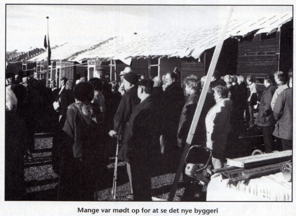 Mange var mødt op for at se det nye byggeri. Foto af Asger Kjærgaard
